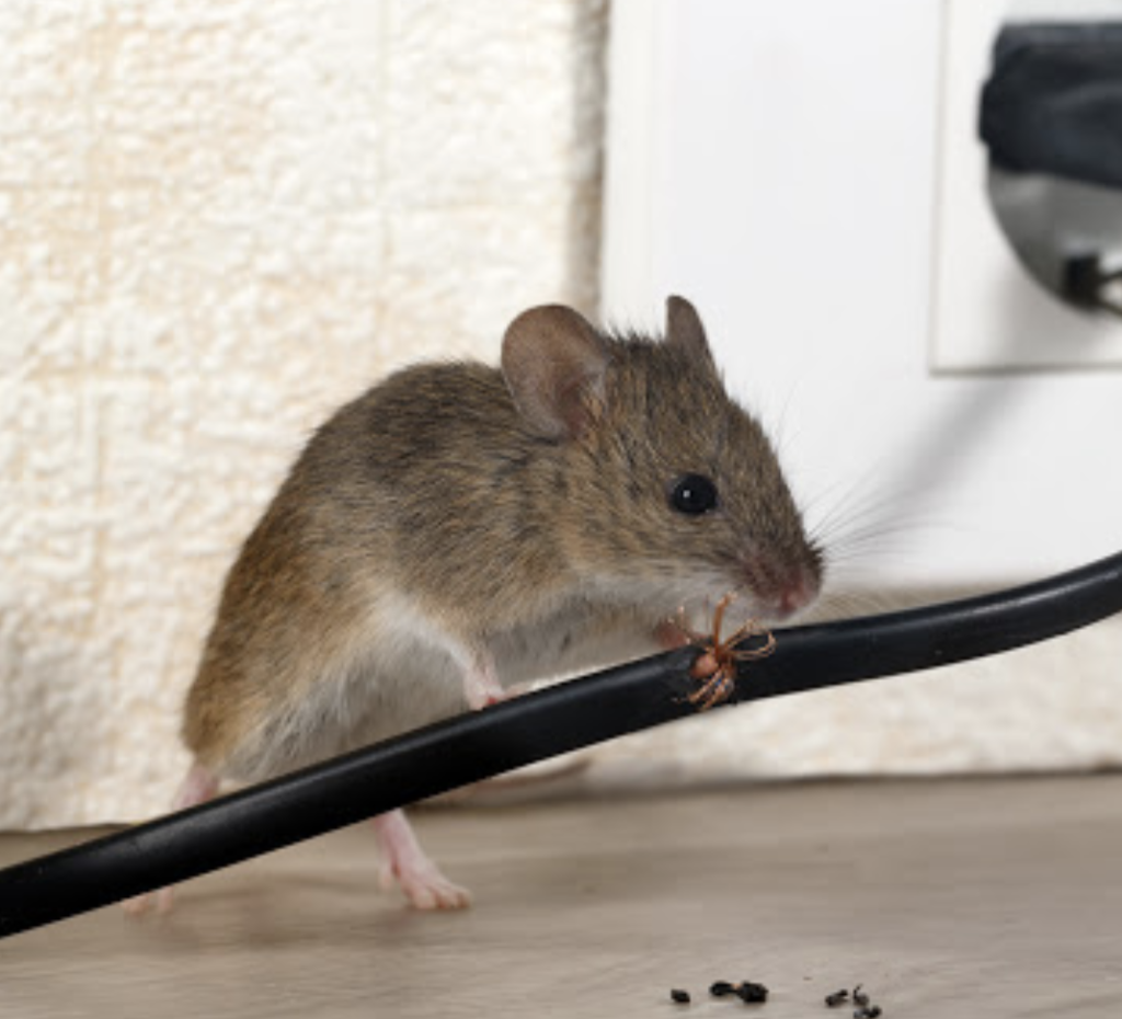 Rat Chewing Wire
